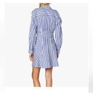 Derek Lam 10 Crosby Blue & White cotton Shirt Dress
